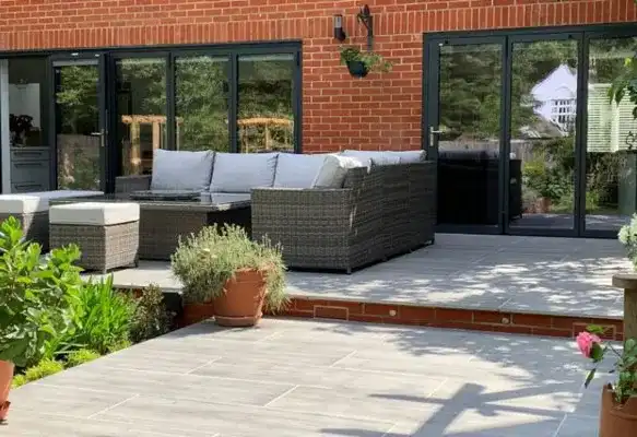 Patio and Driveway